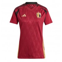 Camiseta Bélgica Primera Equipación para mujer Eurocopa 2024 manga corta